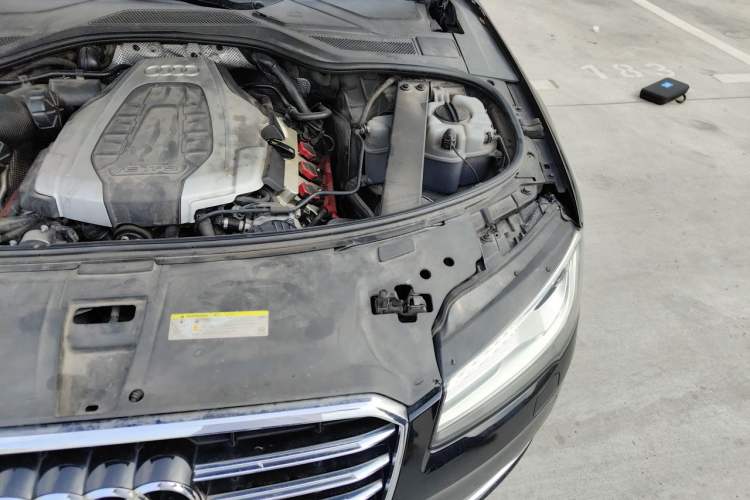 Used Audi A8 2014 A8L 45 TFSI quattro Comfort model Engine Bay Left
