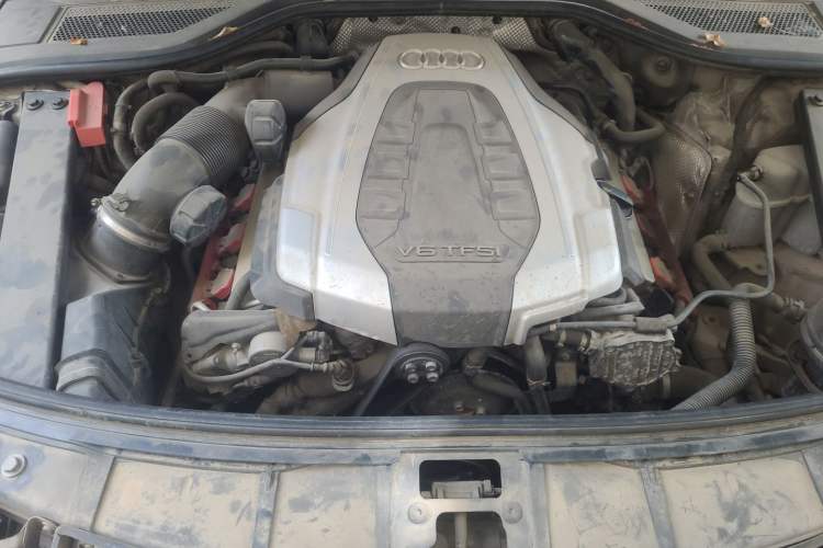 Used Audi A8 2014 A8L 45 TFSI quattro Luxury Model Engine Bay