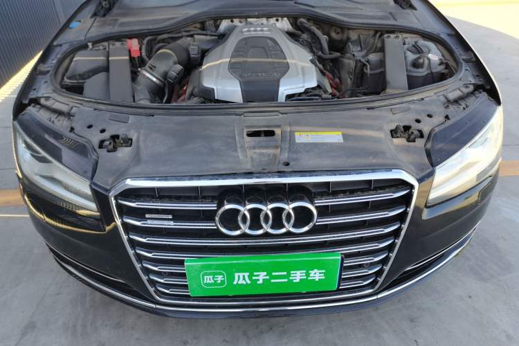 Used Audi A8 2014 A8L 45 TFSI quattro Comfort model Engine Bay
