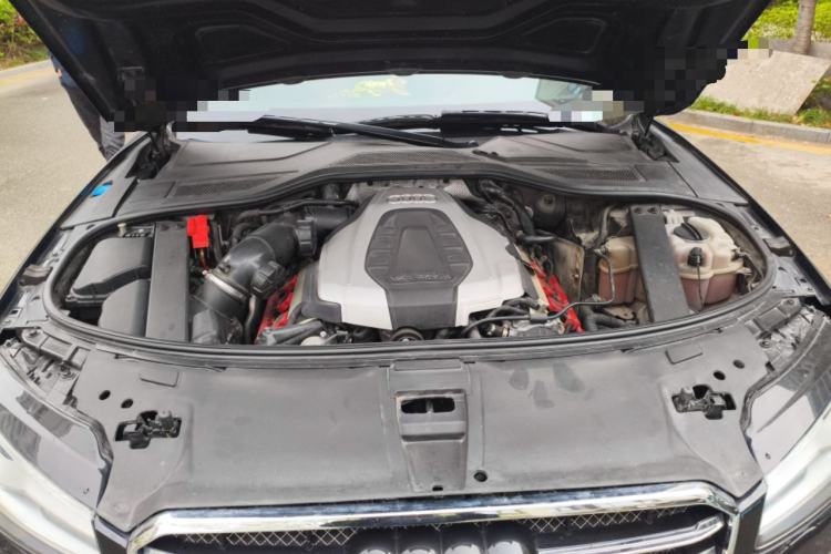 Used Audi A8 2014 A8L 45 TFSI quattro Comfort model Engine Bay