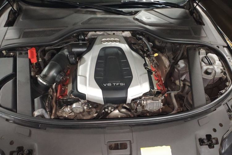 Used Audi A8 2014 A8L 45 TFSI quattro Luxury Model Engine Bay