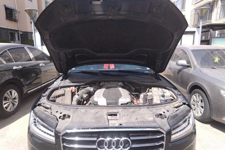 Used Audi A8 2014 A8L 45 TFSI quattro Comfort model Engine Bay