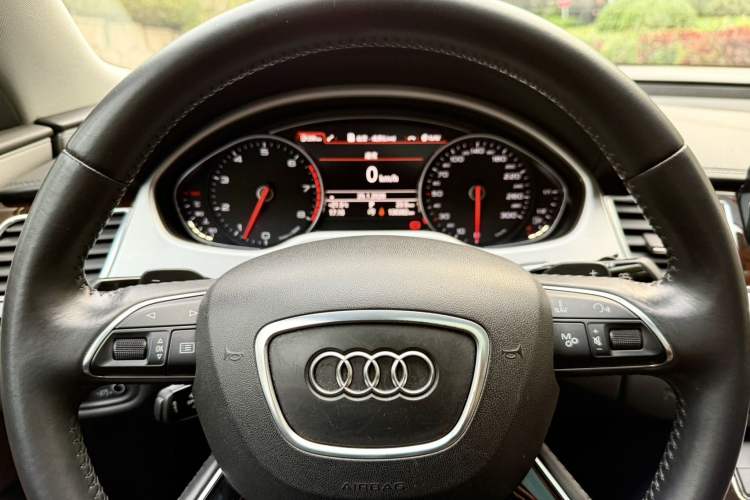 Used Audi A8 2014 A8L 45 TFSI quattro Comfort model Odometer Close Up
