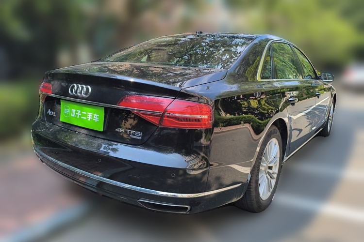 Used Audi A8 2014 A8L 45 TFSI quattro Comfort model Rear Right 45 Deg