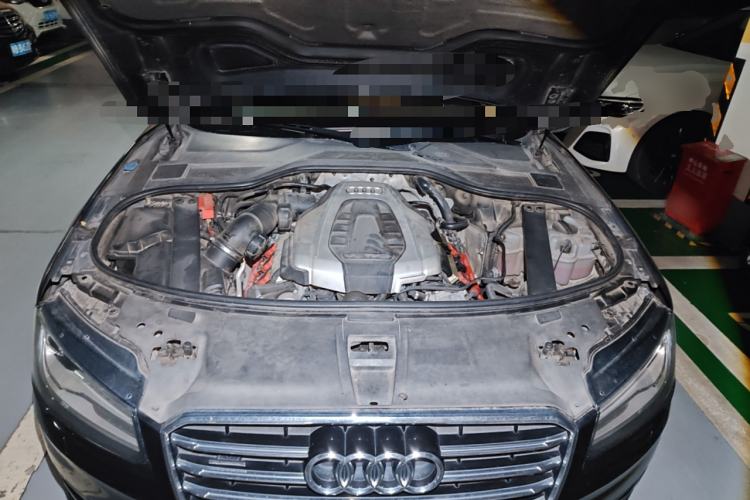Used Audi A8 2014 A8L 45 TFSI quattro Comfort model Engine Bay