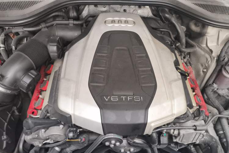 Used Audi A8 2014 A8L 45 TFSI quattro Luxury Model Engine Bay