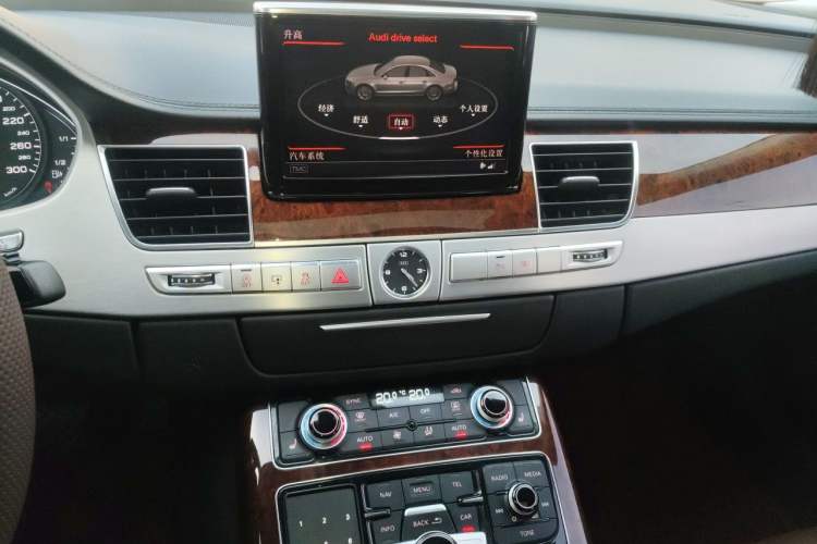 Used Audi A8 2014 A8L 45 TFSI quattro Comfort model Audio And AC Panel