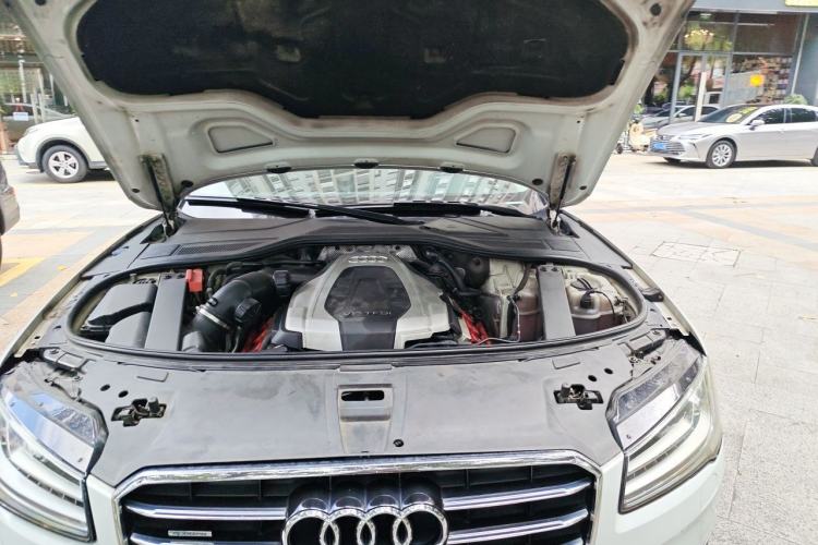Used Audi A8 2014 A8L 45 TFSI quattro Comfort model Engine Bay