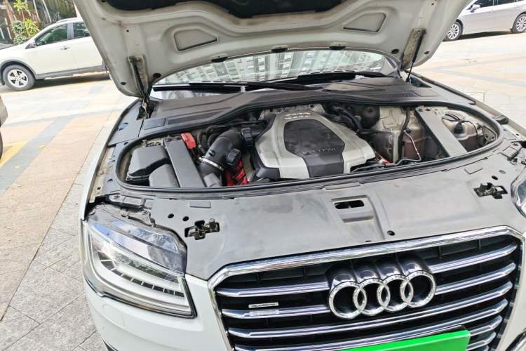 Used Audi A8 2014 A8L 45 TFSI quattro Comfort model Engine Bay Right