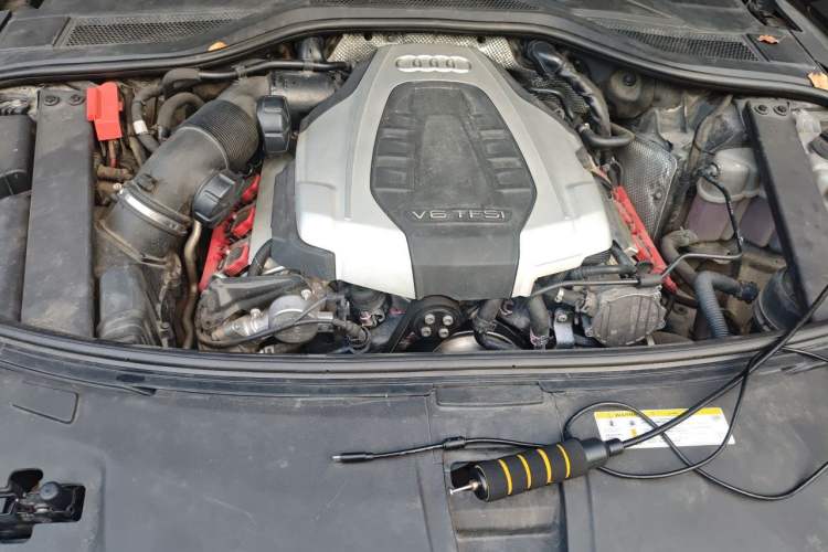 Used Audi A8 2016 A8L 45 TFSI quattro Comfort model Engine Bay