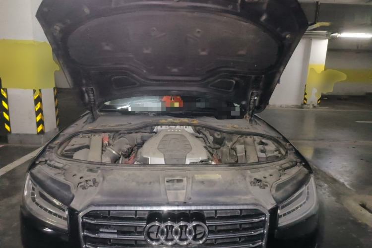 Used Audi A8 2016 A8L 45 TFSI quattro Comfort model Engine Bay