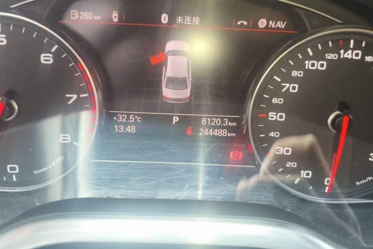 Used Audi A8 2016 A8L 45 TFSI quattro Fashion Edition Odometer Close Up