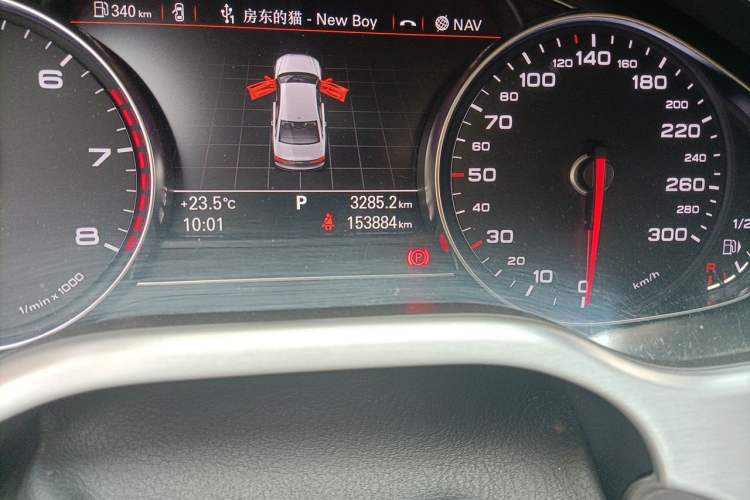 Used Audi A8 2016 A8L 45 TFSI quattro Luxury Edition Odometer Close Up