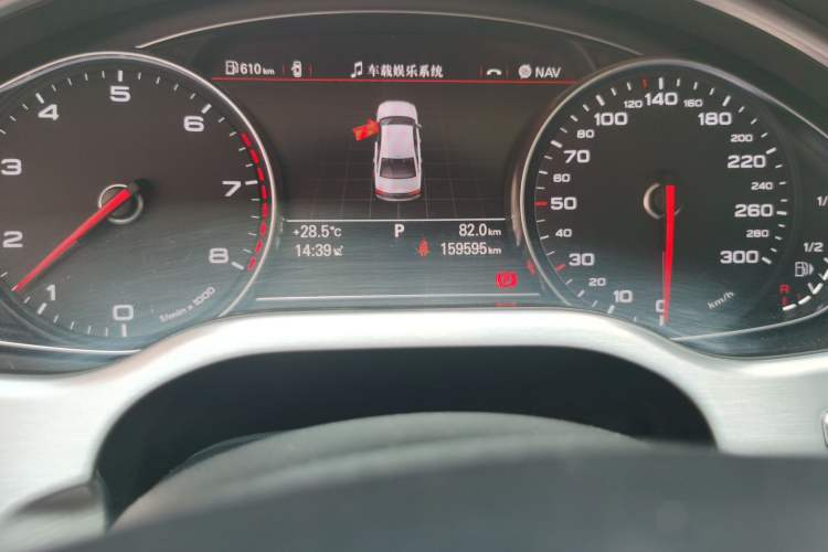 Used Audi A8 2016 A8L 45 TFSI quattro Luxury Edition Odometer Close Up