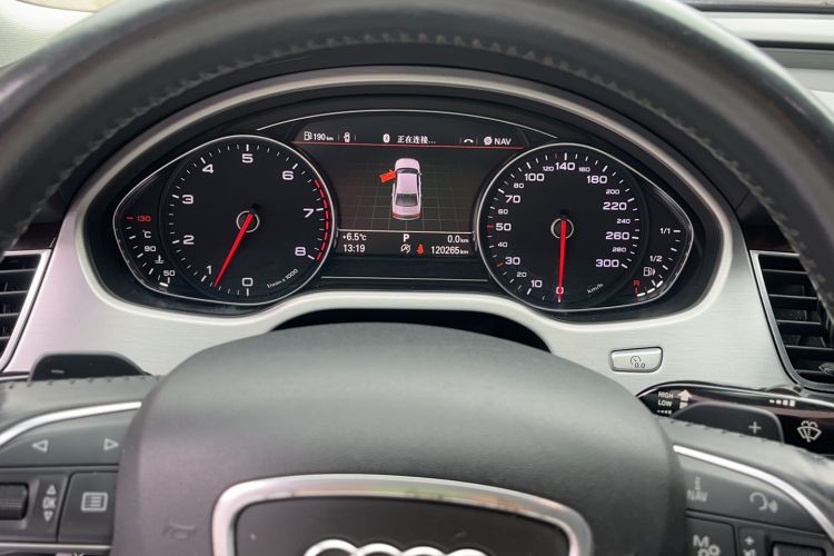 Used Audi A8 2016 A8L 45 TFSI quattro Comfort model Odometer Close Up