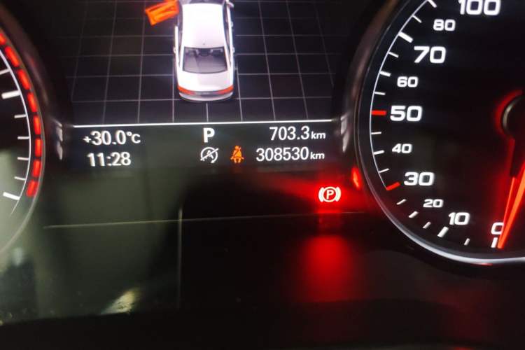 Used Audi A8 2016 A8L 45 TFSI quattro Fashion Edition Odometer Close Up