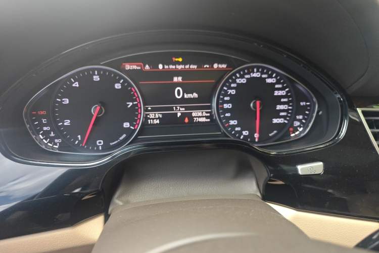 Used Audi A8 2016 A8L 45 TFSI quattro Fashion Edition Odometer Close Up