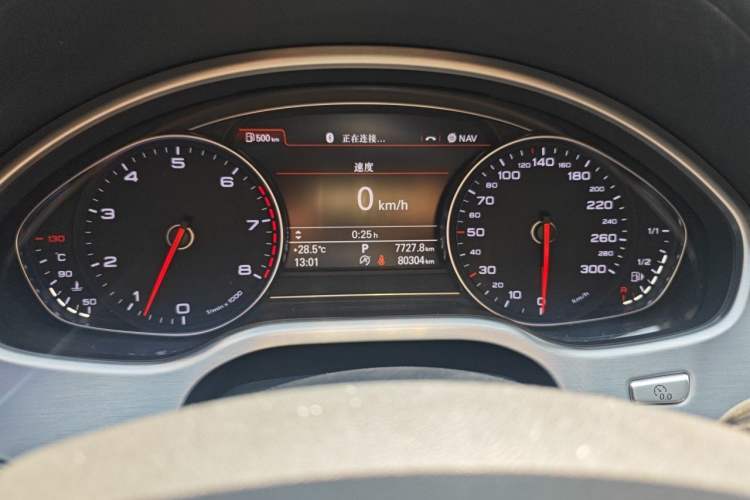 Used Audi A8 2016 A8L 45 TFSI quattro Fashion Edition Odometer Close Up