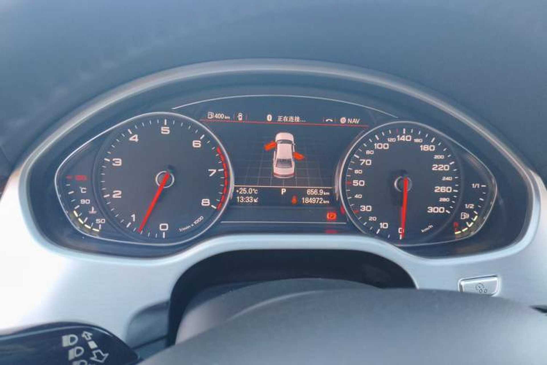 Used Audi A8 2016 A8L 45 TFSI quattro Comfort model Odometer Close Up