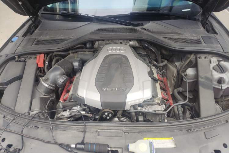 Used Audi A8 2016 A8L 45 TFSI quattro Comfort model Engine Bay