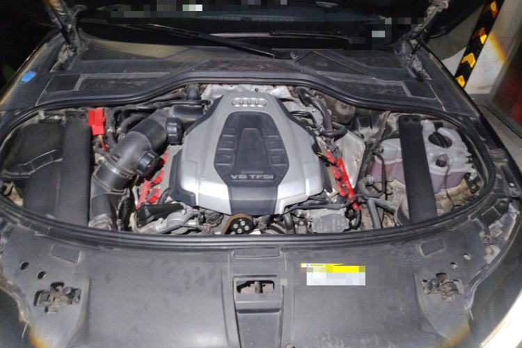 Used Audi A8 2017 A8L 45 TFSI quattro Comfort model Engine Bay