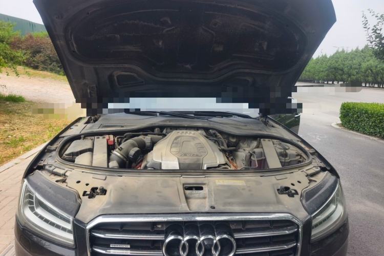 Used Audi A8 2017 A8L 45 TFSI quattro Comfort model Engine Bay