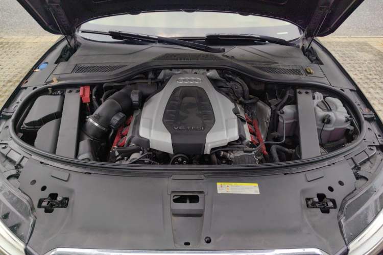Used Audi A8 2017 A8L 45 TFSI quattro Comfort model Engine Bay