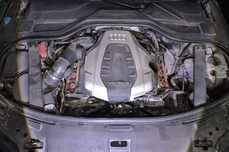 Used Audi A8 2017 A8L 45 TFSI quattro Comfort model Engine Bay