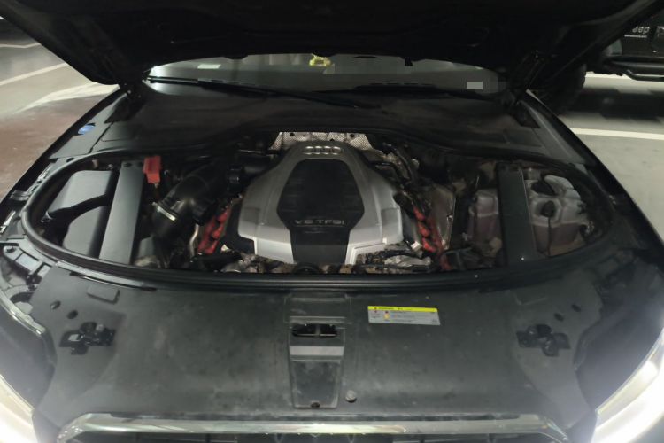 Used Audi A8 2017 A8L 45 TFSI quattro Comfort model Engine Bay