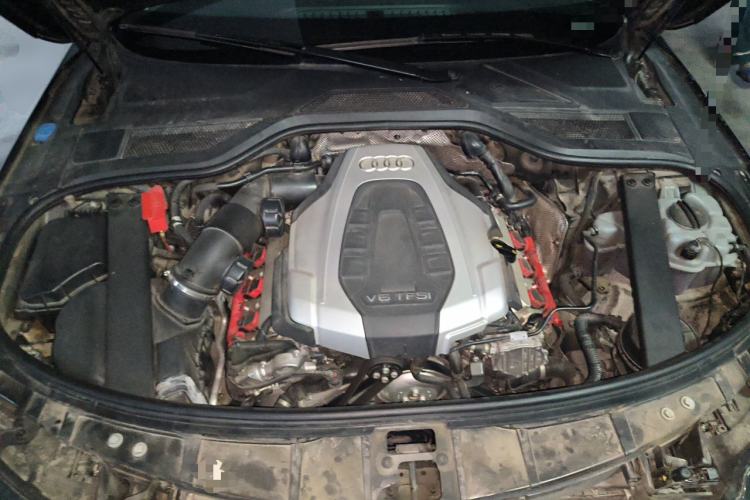 Used Audi A8 2017 A8L 45 TFSI quattro Comfort model Engine Bay