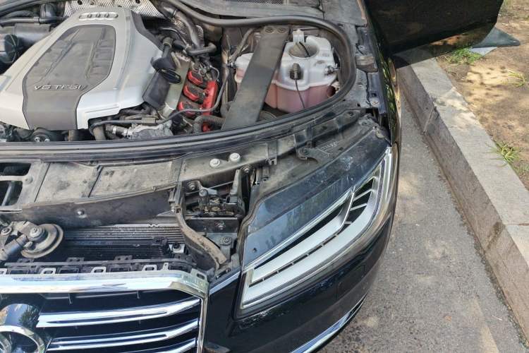 Used Audi A8 2017 A8L 45 TFSI quattro Comfort model Engine Bay Left