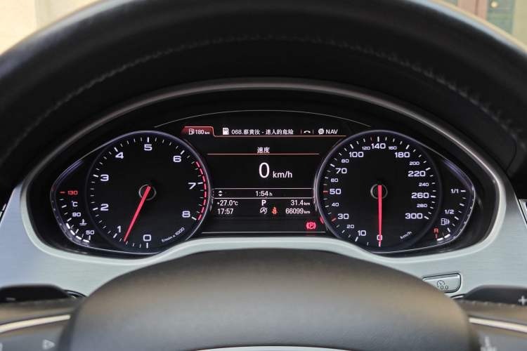 Used Audi A8 2017 A8L 45 TFSI quattro Comfort model Odometer Close Up