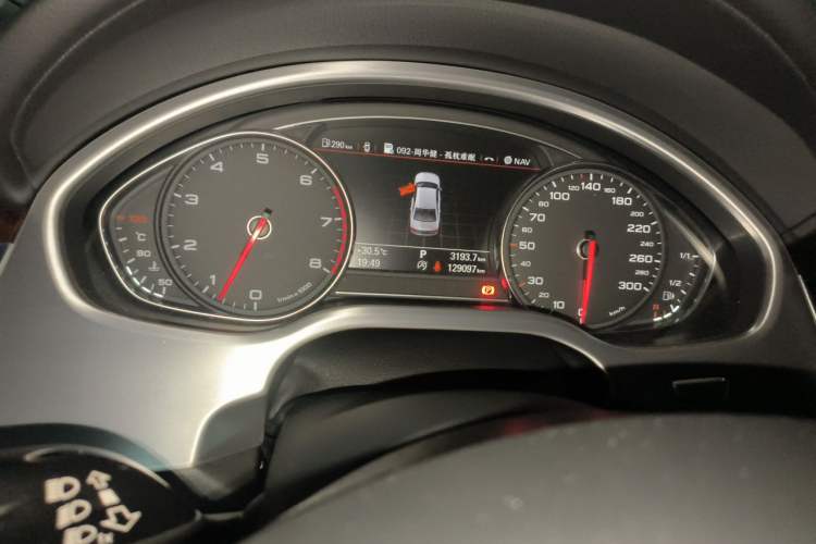 Used Audi A8 2017 A8L 45 TFSI quattro Comfort model Odometer Close Up