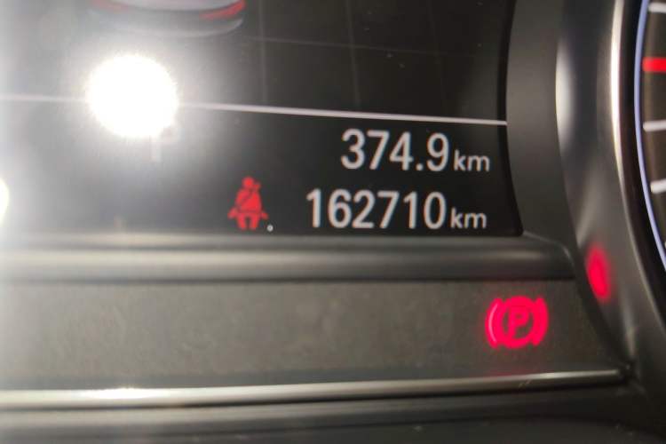 Used Audi A8  Odometer Close Up