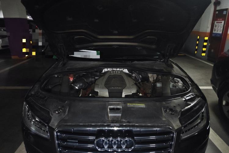 Used Audi A8 2017 A8L 45 TFSI quattro Comfort model Engine Bay