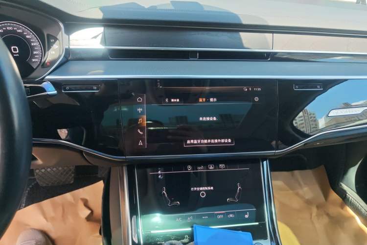 Used Audi A8 2018 A8L 55 TFSI quattro Launch Edition Elite Model Audio And AC Panel
