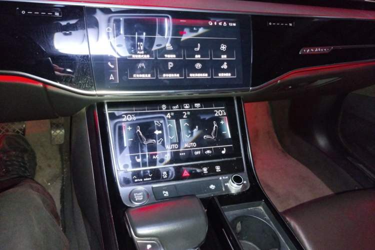 Used Audi A8 2018 A8L 55 TFSI quattro Launch Edition Elite Model Audio And AC Panel