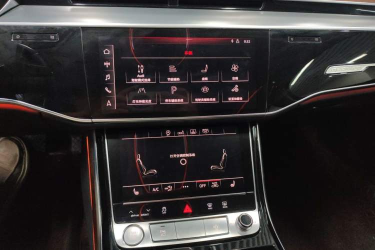 Used Audi A8 2018 A8L 55 TFSI quattro Launch Edition Elite Model Audio And AC Panel
