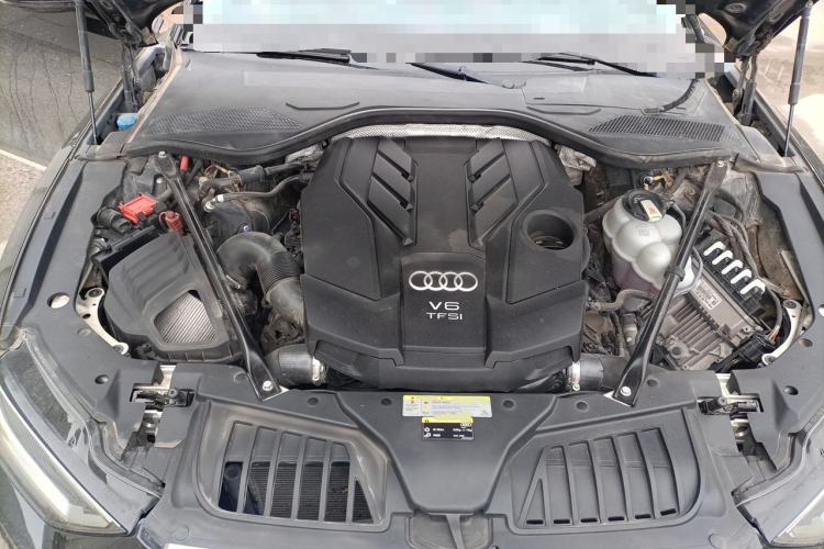 Used Audi A8 2018 A8L 55 TFSI quattro Launch Edition Elite Model Engine Bay