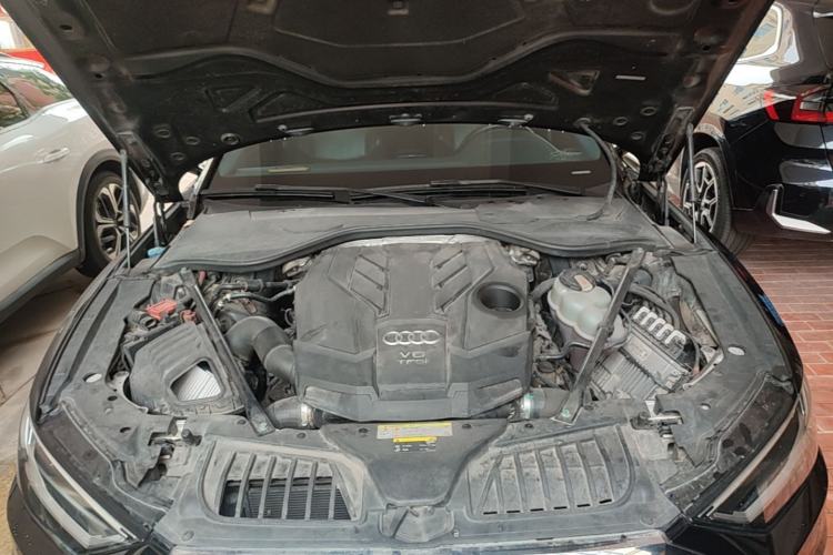 Used Audi A8 2018 A8L 55 TFSI quattro Launch Edition Prestige Model Engine Bay