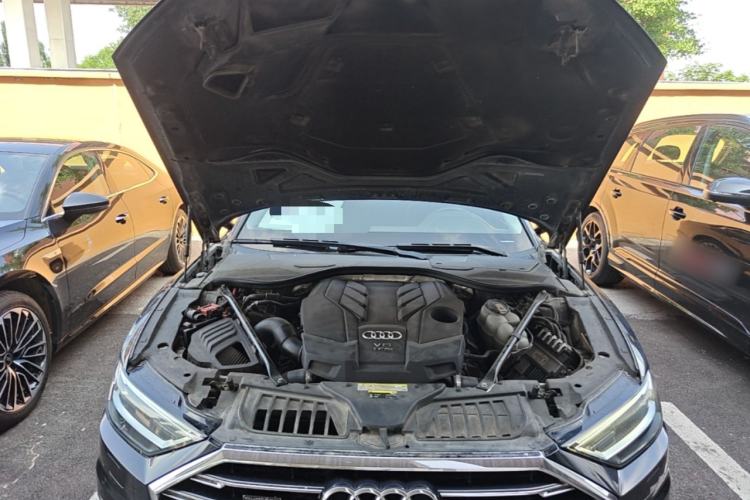 Used Audi A8 2018 A8L 55 TFSI quattro Launch Edition Elite Model Engine Bay