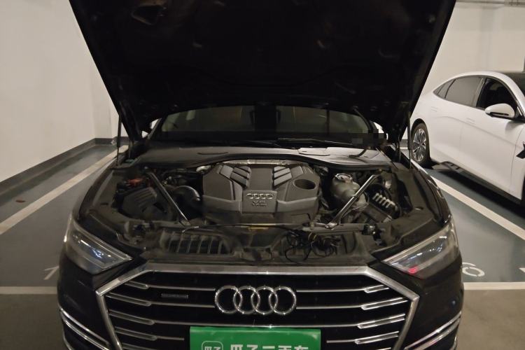 Used Audi A8 2018 A8L 55 TFSI quattro Launch Edition Elite Model Engine Bay
