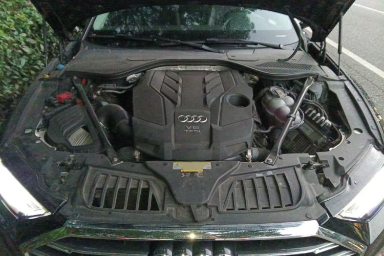 Used Audi A8 2018 A8L 55 TFSI quattro Launch Edition Elite Model Engine Bay