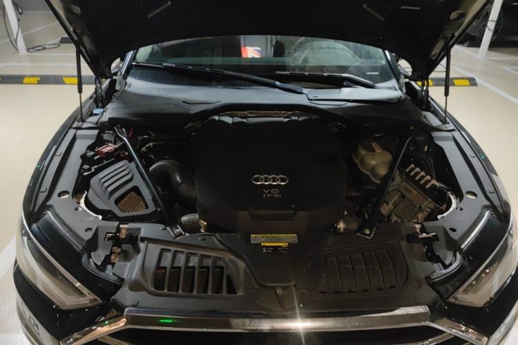 Used Audi A8 2018 A8L 55 TFSI quattro Launch Edition Elite Model Engine Bay