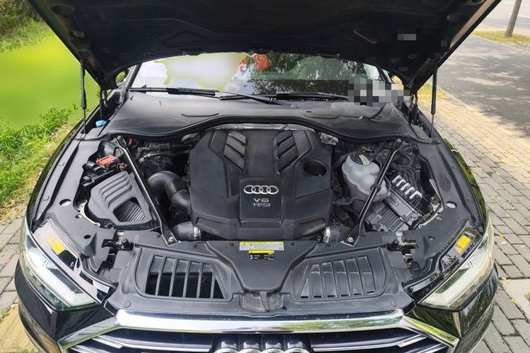 Used Audi A8 2018 A8L 55 TFSI quattro Luxury Edition Engine Bay