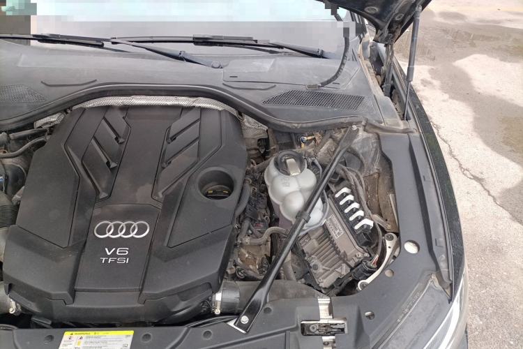 Used Audi A8 2018 A8L 55 TFSI quattro Launch Edition Elite Model Engine Bay Left