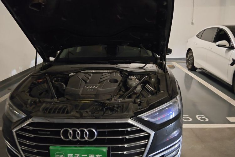 Used Audi A8 2018 A8L 55 TFSI quattro Launch Edition Elite Model Engine Bay Left