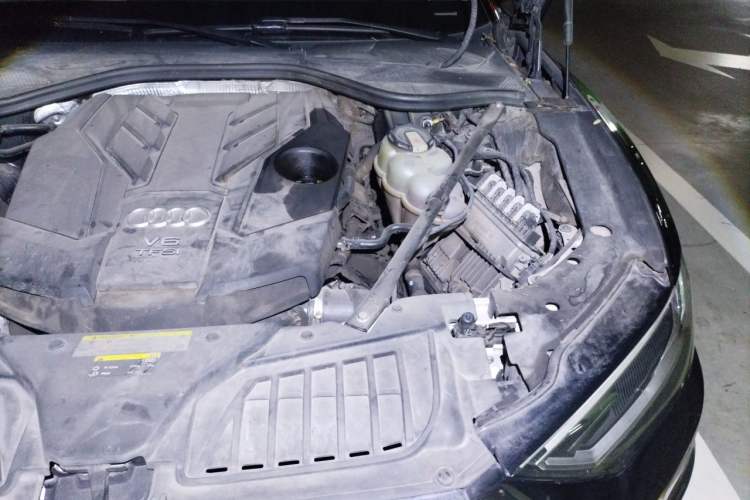 Used Audi A8 2018 A8L 55 TFSI quattro Launch Edition Elite Model Engine Bay Left