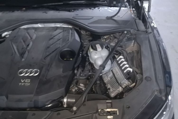 Used Audi A8 2018 A8L 55 TFSI quattro Launch Edition Elite Model Engine Bay Left