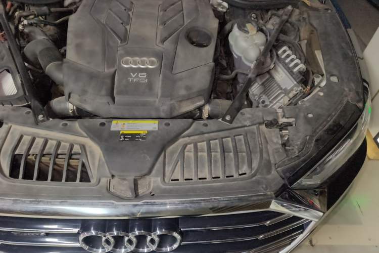 Used Audi A8 2018 A8L 55 TFSI quattro Launch Edition Elite Model Engine Bay Left